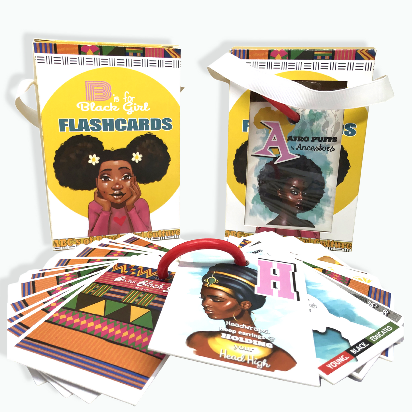 B is for Black | Girl ABC Flashcard Set